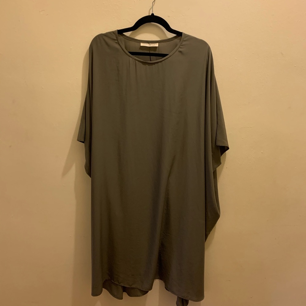 Mimu maxi square dress - moss
